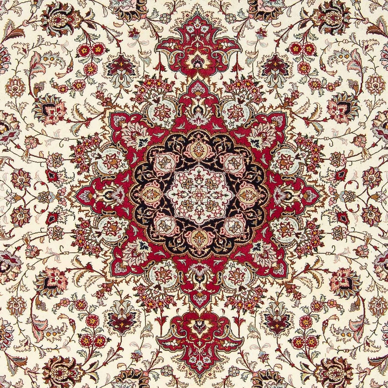 Tapis de Tabriz - 50 Raj 250x300cm - Tapis persan - rouge