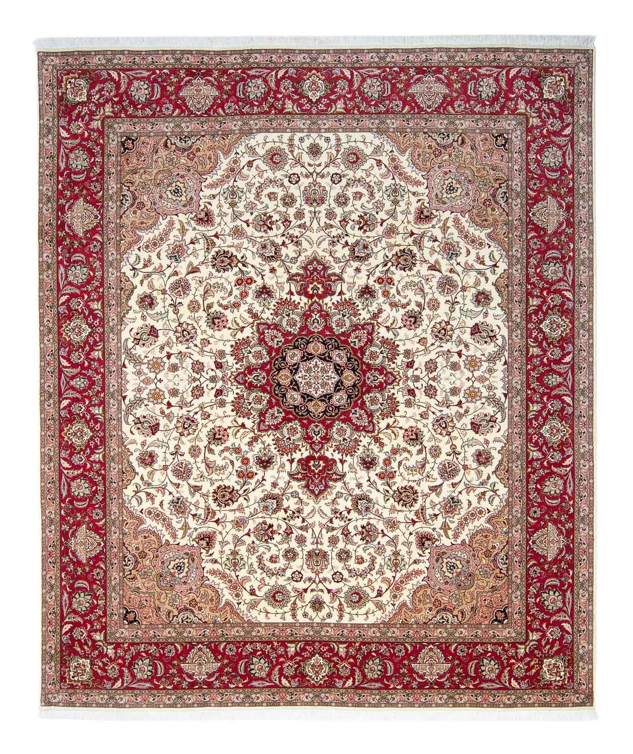 Tapis persan - Tabriz - Royal - 300 x 250 cm - rouge