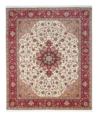 Tapis persan - Tabriz - Royal - 300 x 250 cm - rouge