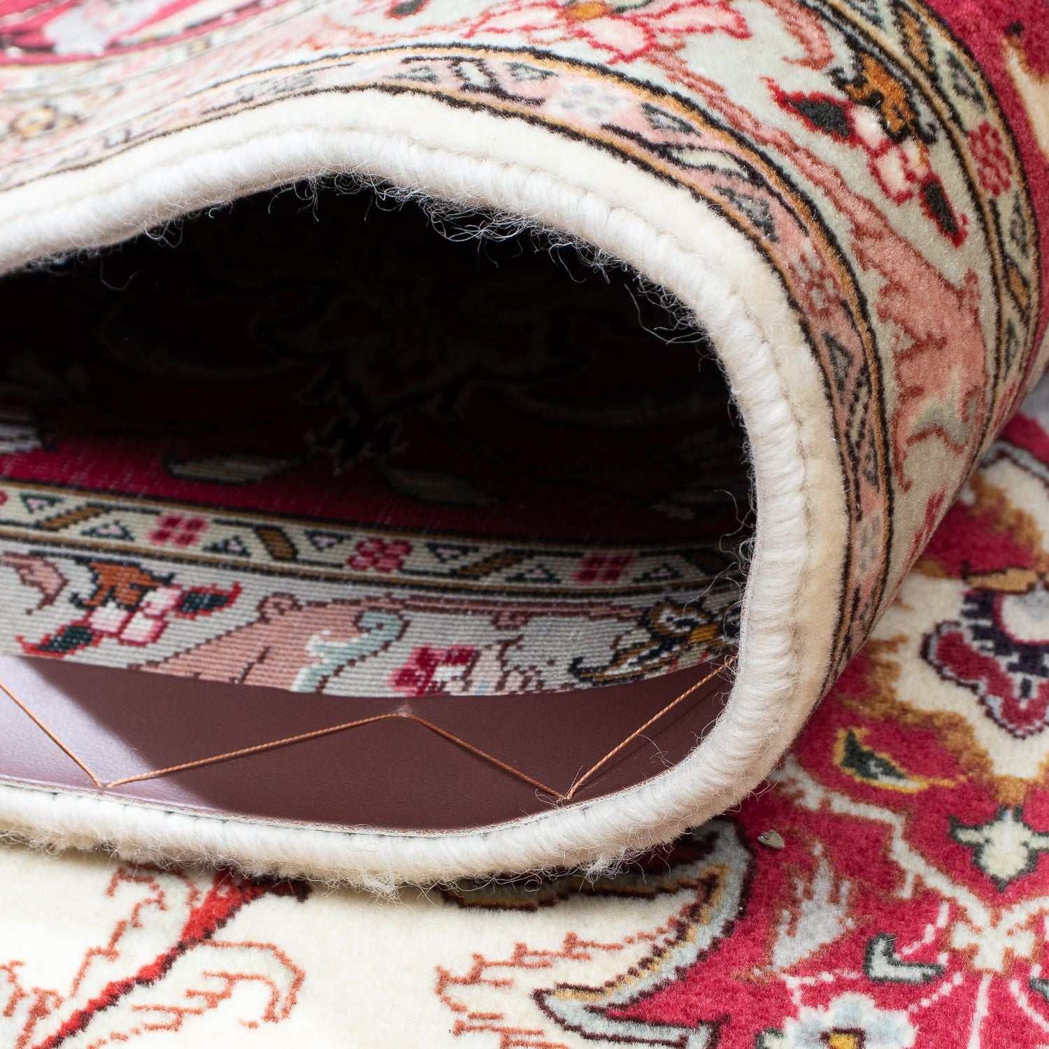 Tapis persan - Tabriz - Royal - 300 x 250 cm - rouge