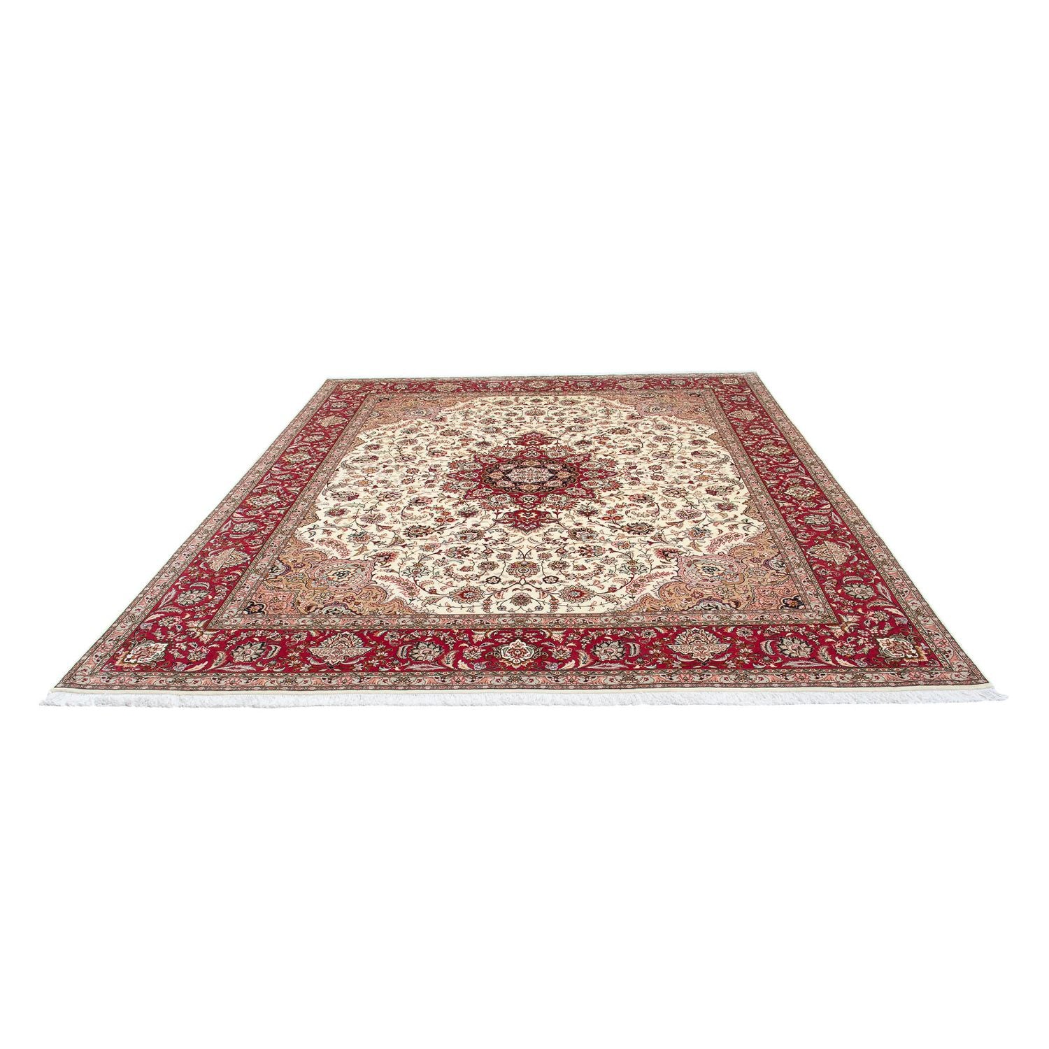 Tapis persan - Tabriz - Royal - 300 x 250 cm - rouge