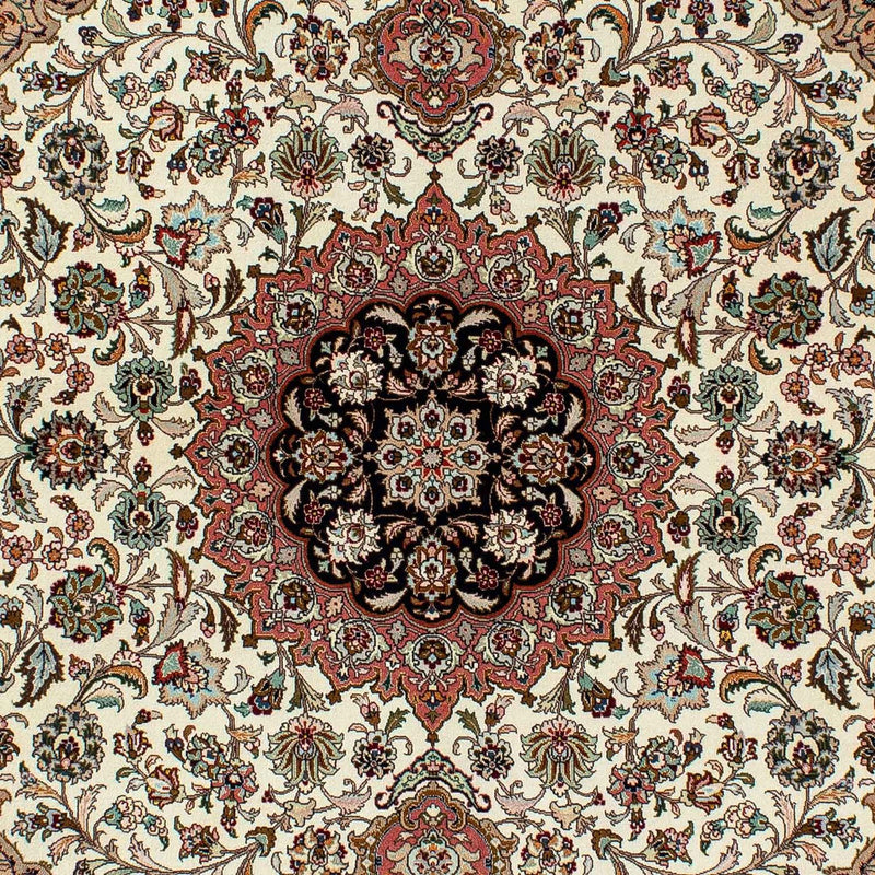 Tapis persan - Tabriz - Royal - 204 x 154 cm - beige