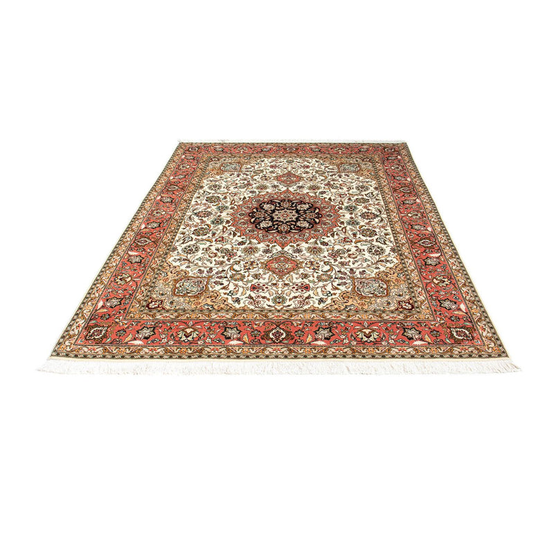 Tapis persan - Tabriz - Royal - 204 x 154 cm - beige