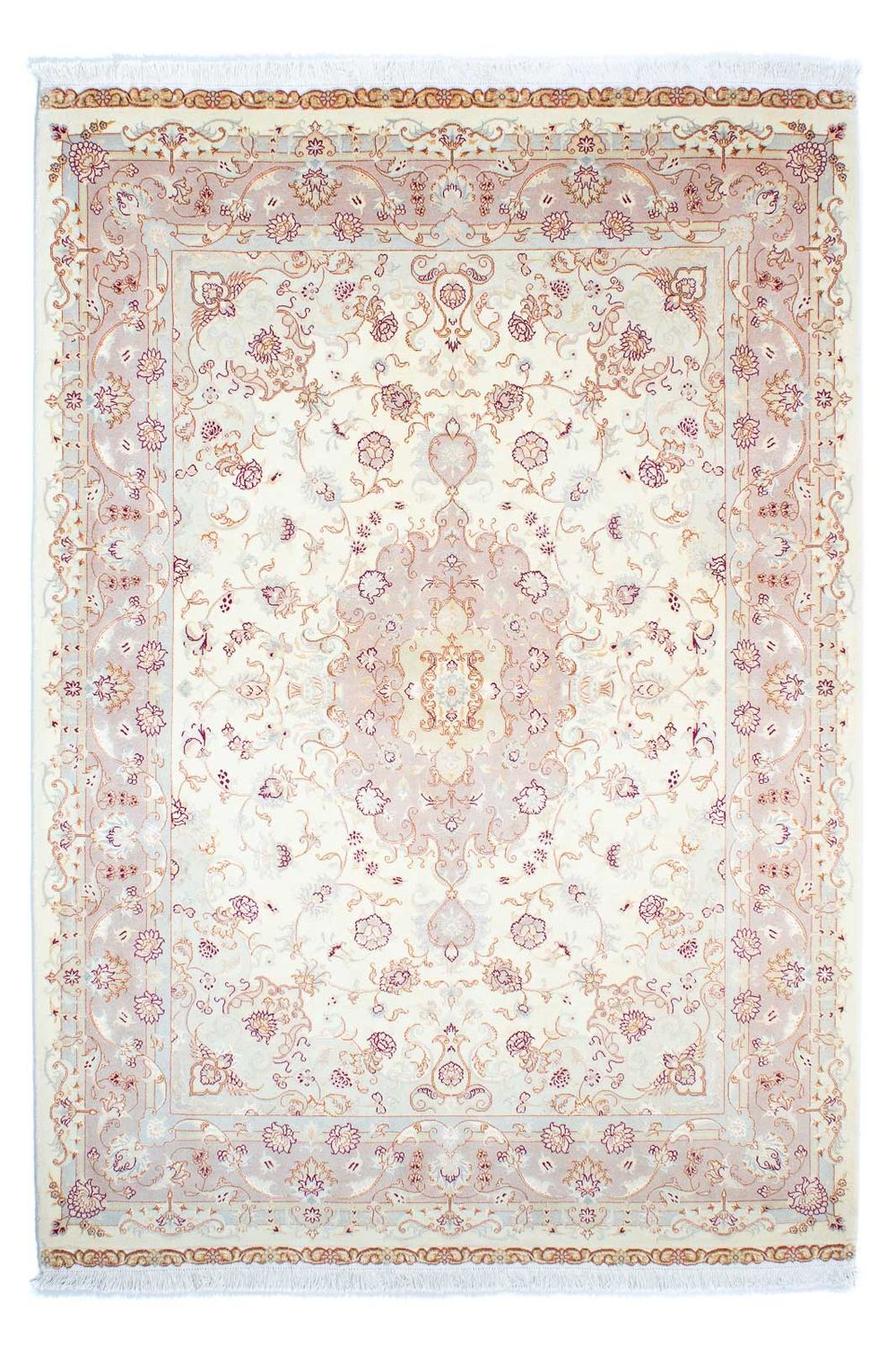 Tapis persan - Tabriz - Royal - 245 x 170 cm - beige