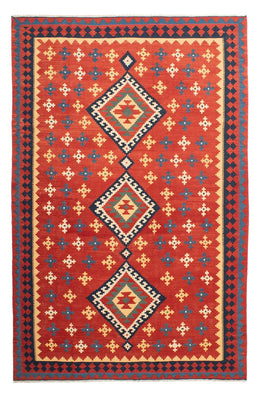 Tapis Kelim - Oriental - 307 x 200 cm - rouille