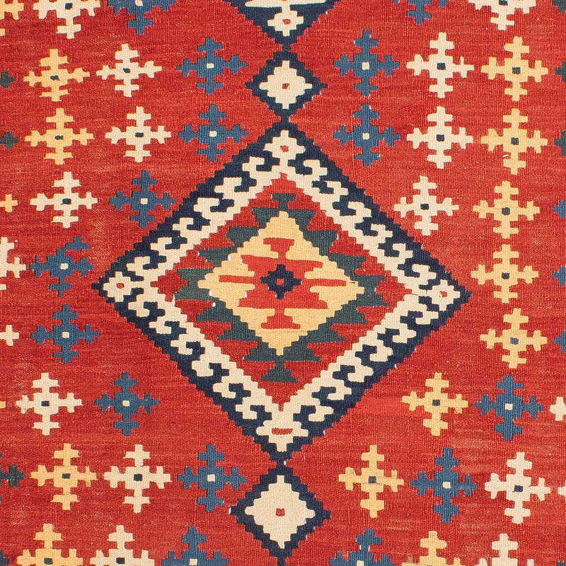 Tapis Kelim - Oriental - 307 x 199 cm - rouge