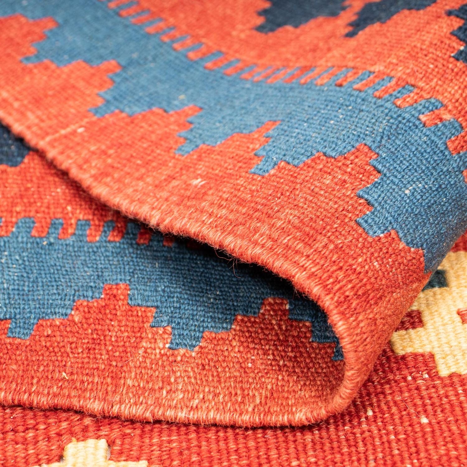 Tapis Kelim - Oriental - 307 x 199 cm - rouge