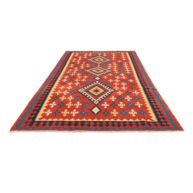 Tapis Kelim - Oriental - 307 x 199 cm - rouge