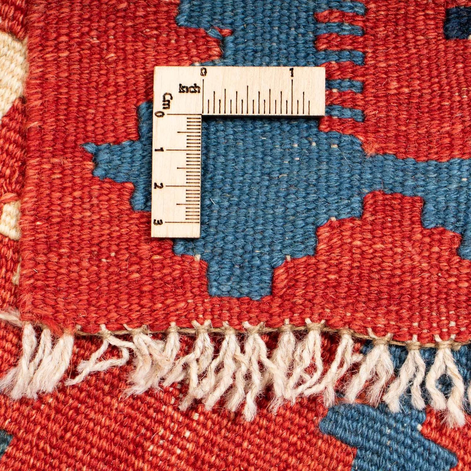 Tapis Kelim - Oriental - 307 x 199 cm - rouge