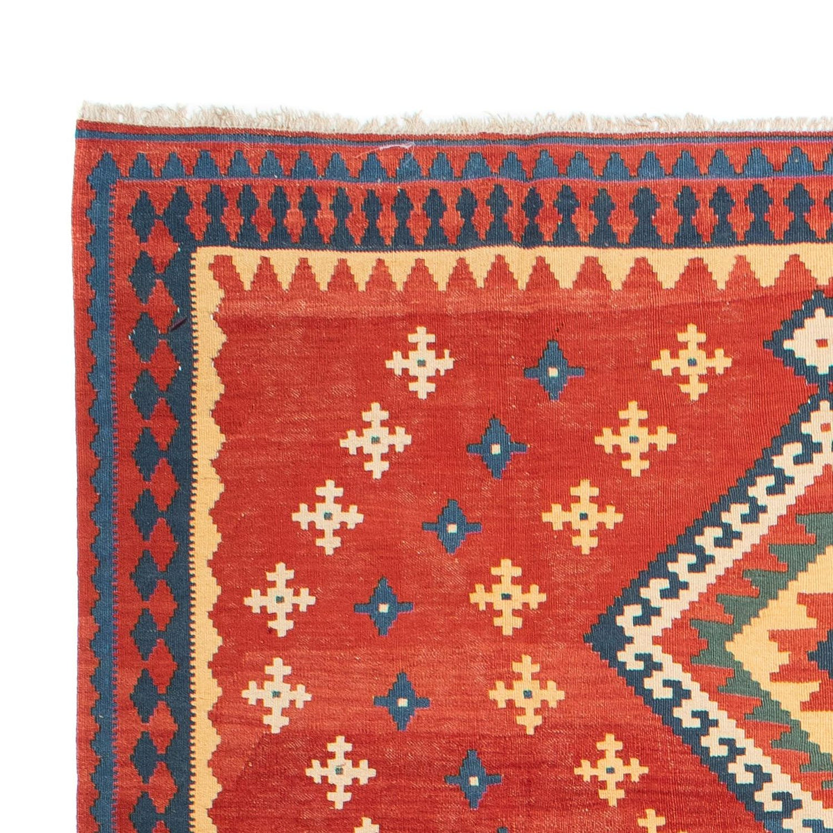 Tapis Kelim - Oriental - 271 x 215 cm - rouge