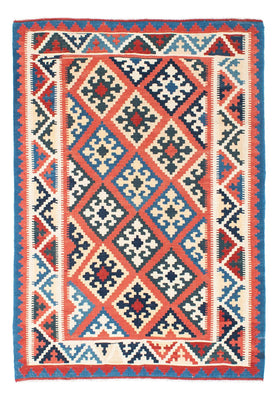 Tapis Kelim - Oriental - 171 x 123 cm - rouge clair