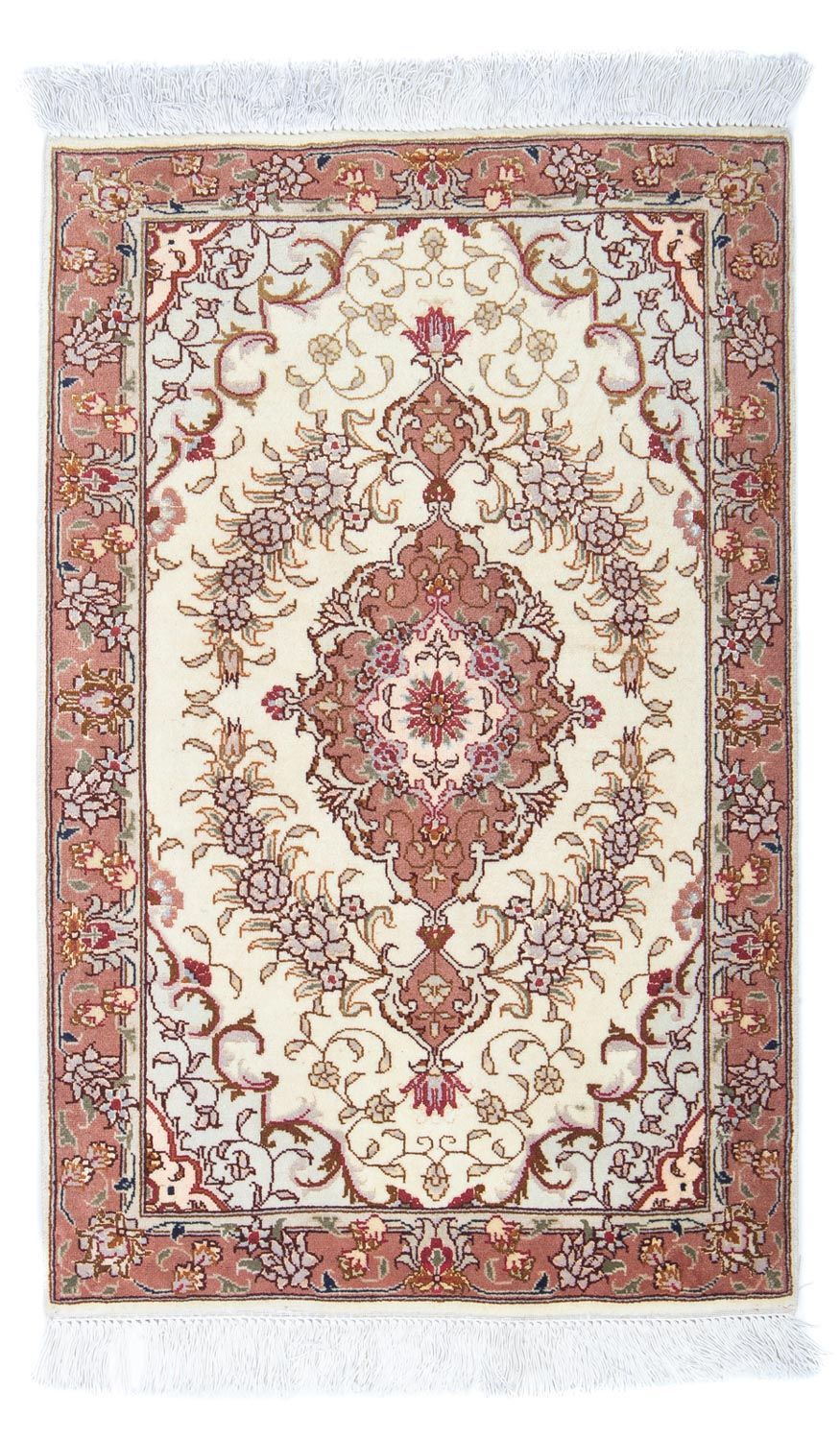 Tapis persan - Tabriz - Royal - 93 x 61 cm - beige