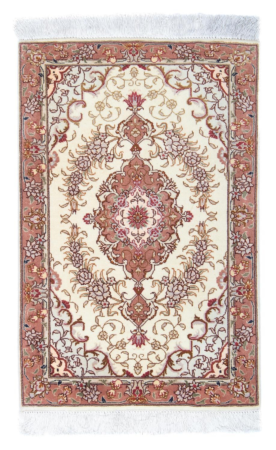 Tapis persan - Tabriz - Royal - 92 x 60 cm - beige