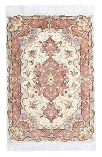 Tapis persan - Tabriz - Royal - 89 x 60 cm - beige