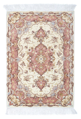 Tapis persan - Tabriz - Royal - 89 x 62 cm - beige