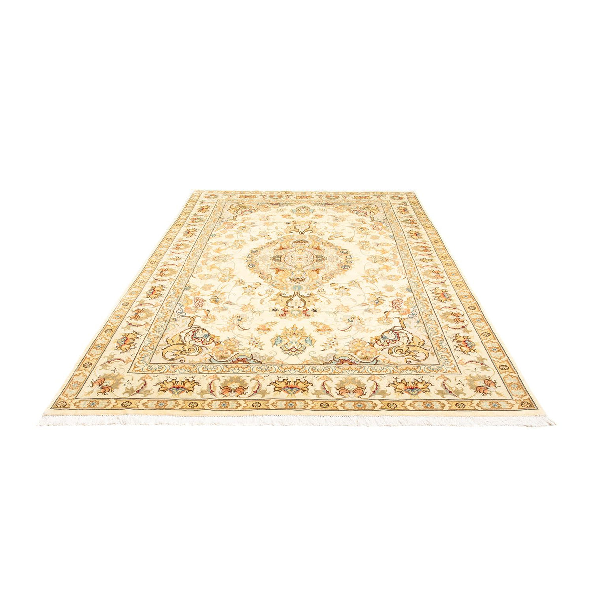 Tapis persan - Tabriz - Royal - 307 x 198 cm - beige