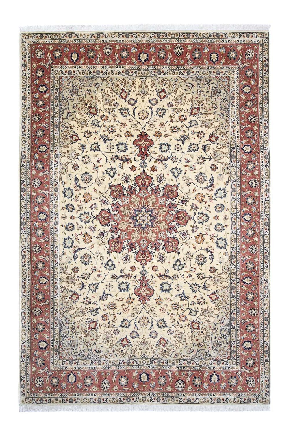 Tapis persan - Tabriz - Royal - 308 x 205 cm - beige