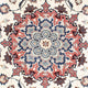 Tapis persan - Tabriz - Royal - 193 x 158 cm - beige
