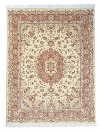 Tapis persan - Tabriz - Royal - 196 x 149 cm - beige