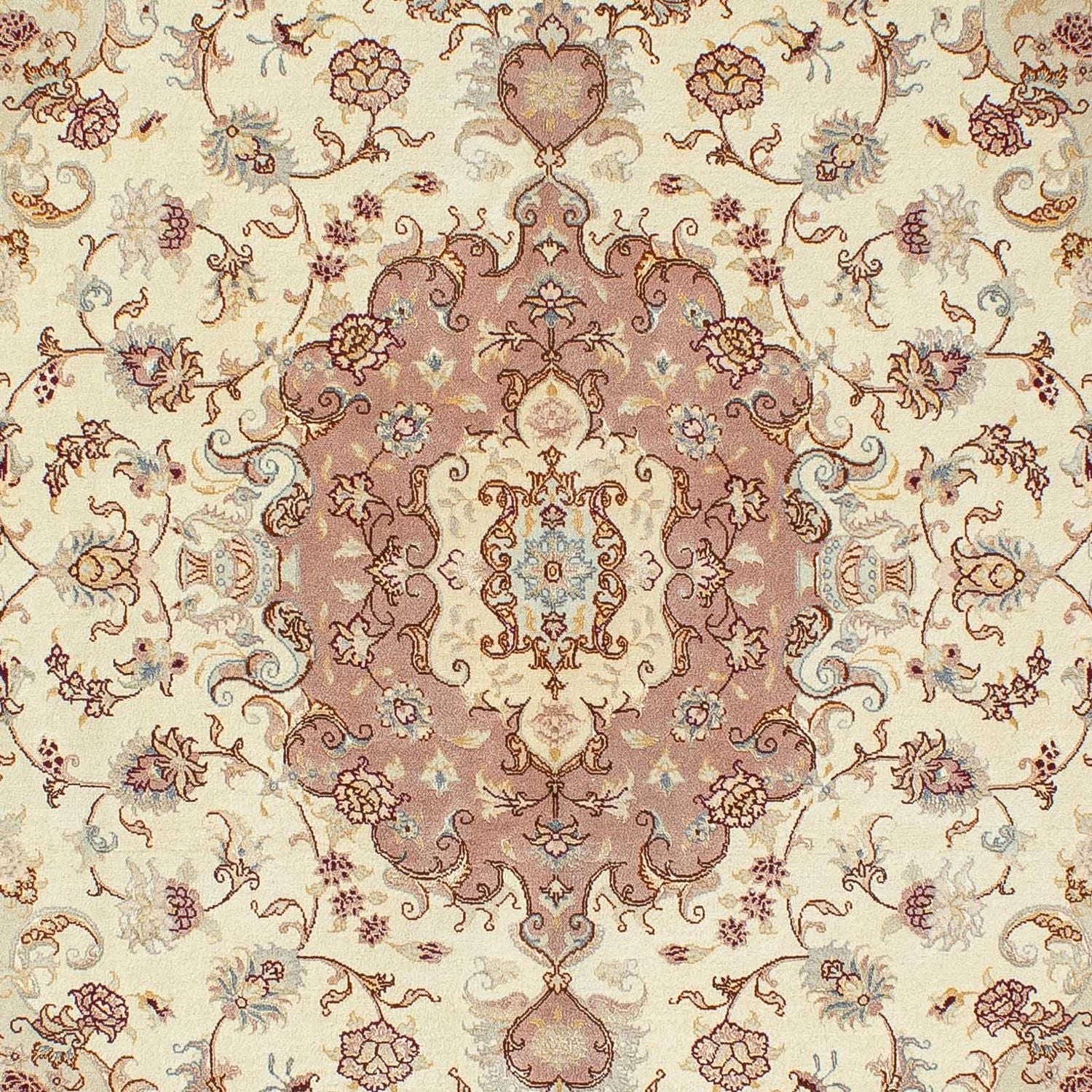 Tapis persan - Tabriz - Royal - 196 x 149 cm - beige