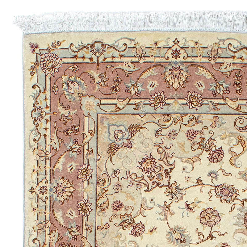 Tapis persan - Tabriz - Royal - 196 x 149 cm - beige