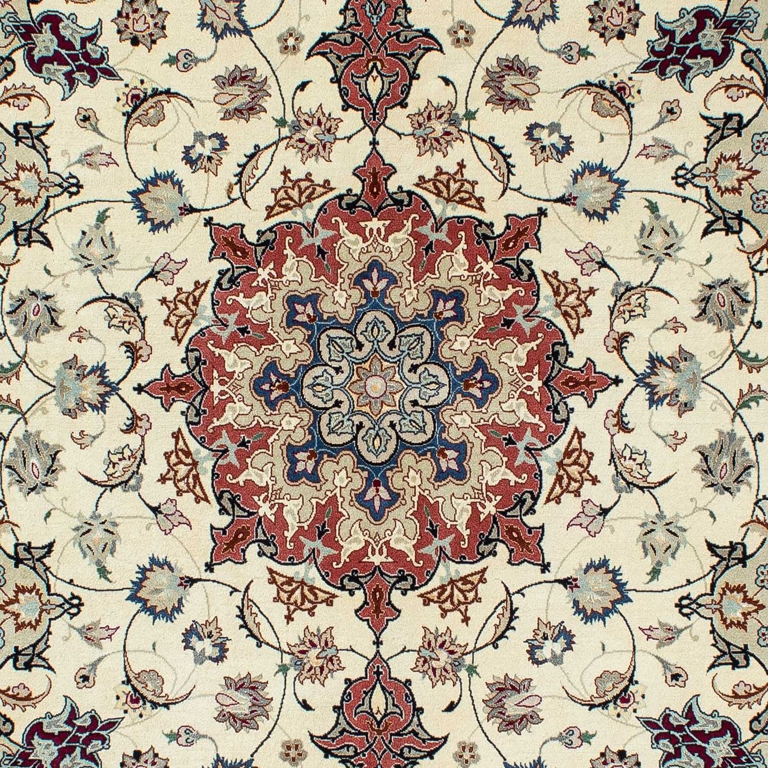 Tapis persan - Tabriz - Royal - 201 x 156 cm - beige