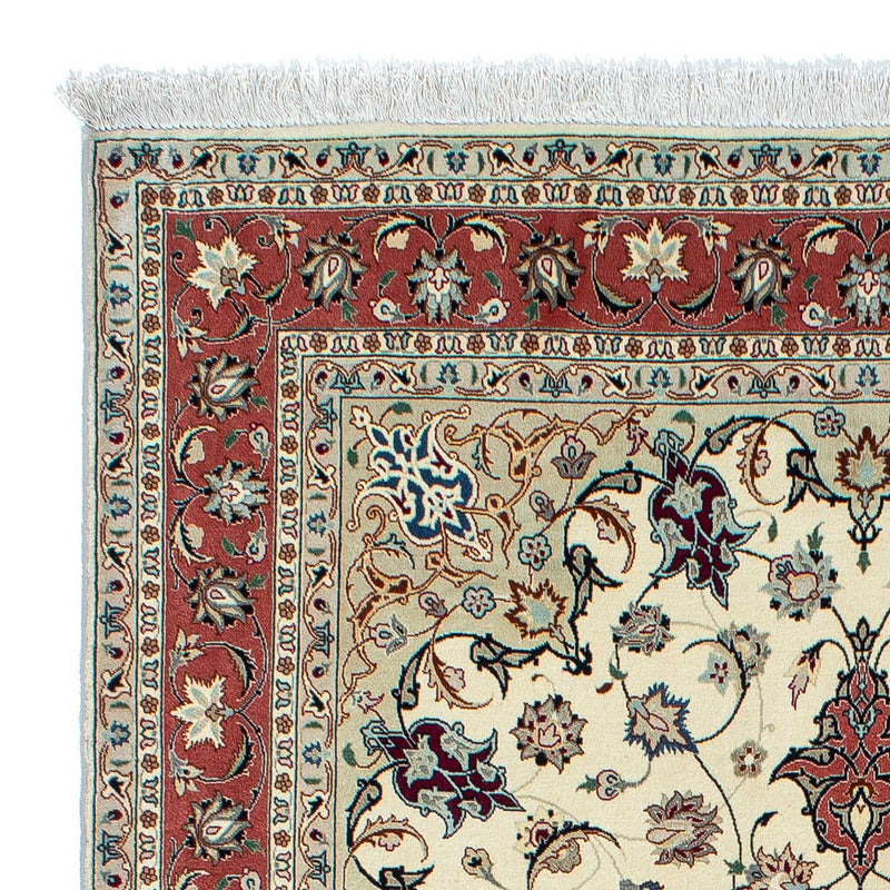 Tapis persan - Tabriz - Royal - 201 x 156 cm - beige