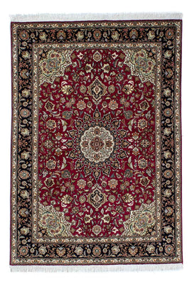 Tapis persan - Tabriz - Royal - 213 x 152 cm - rouge foncé