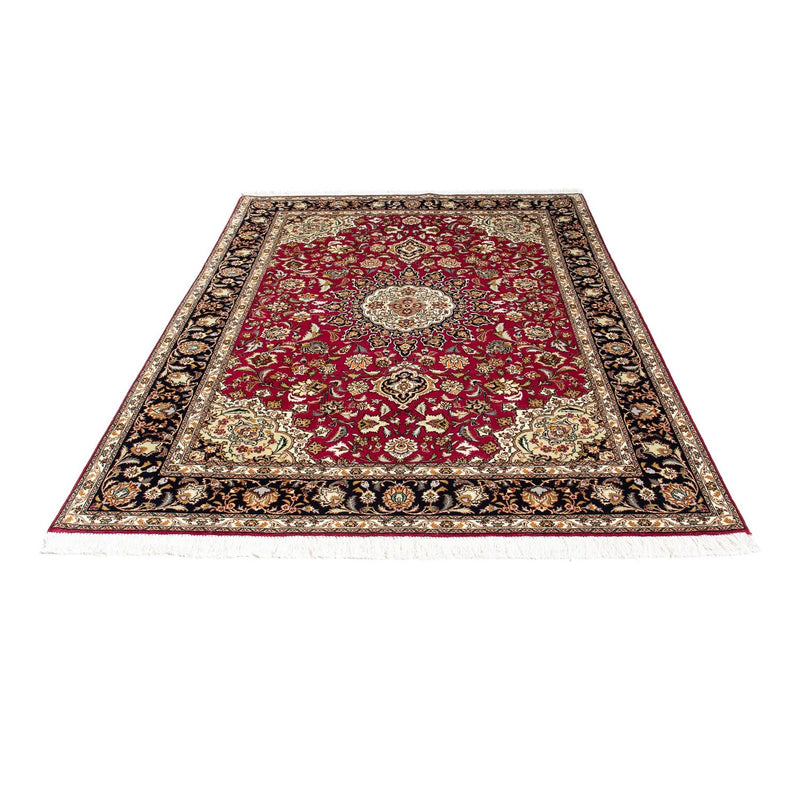 Tapis persan - Tabriz - Royal - 213 x 152 cm - rouge foncé