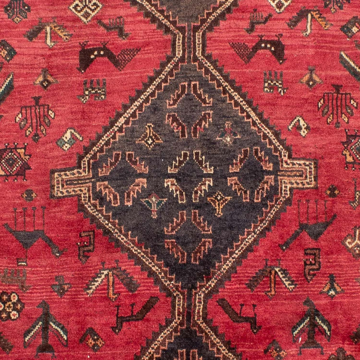 Tapis persan - Nomadic - 294 x 217 cm - rouge