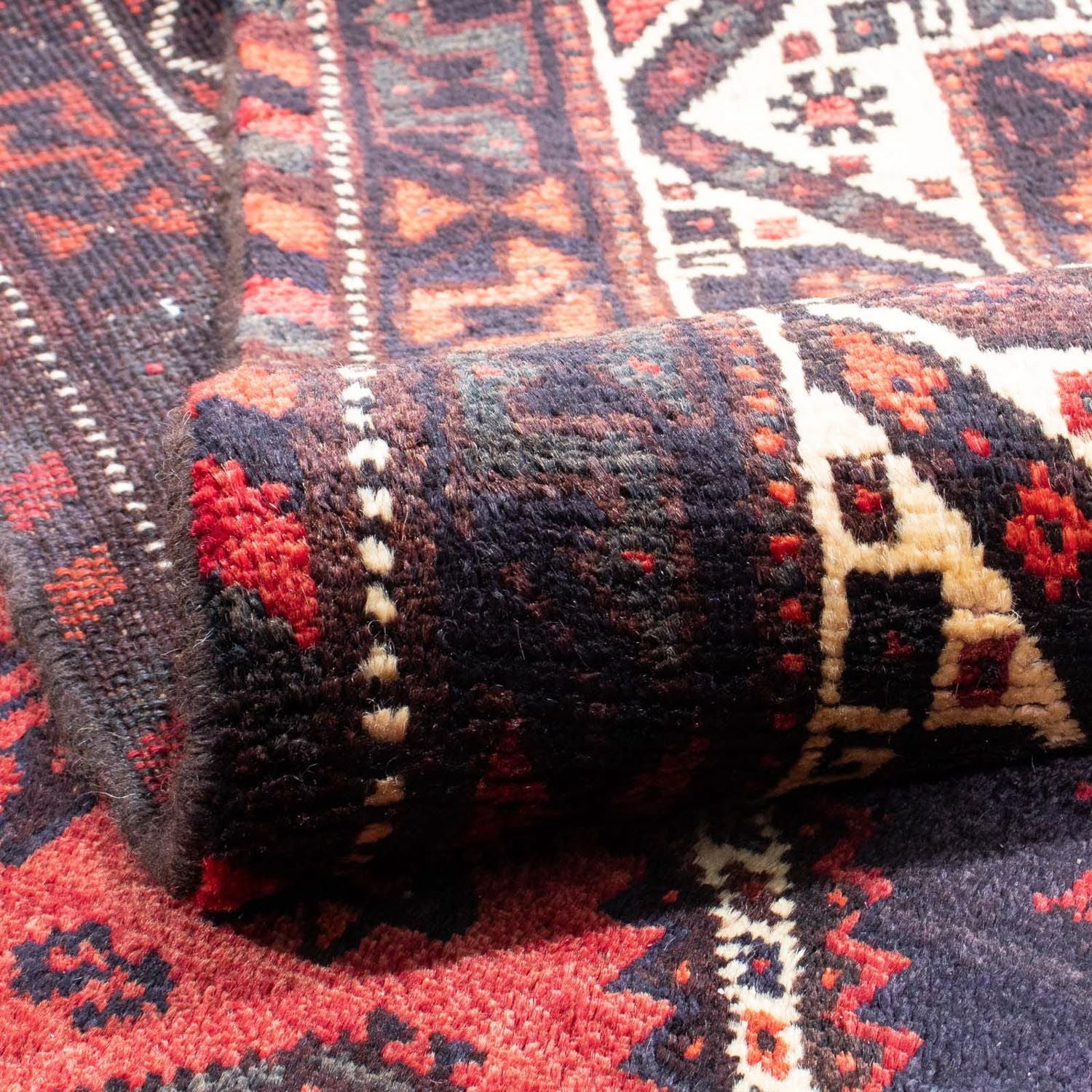 Tapis persan - Nomadic - 318 x 206 cm - rouge