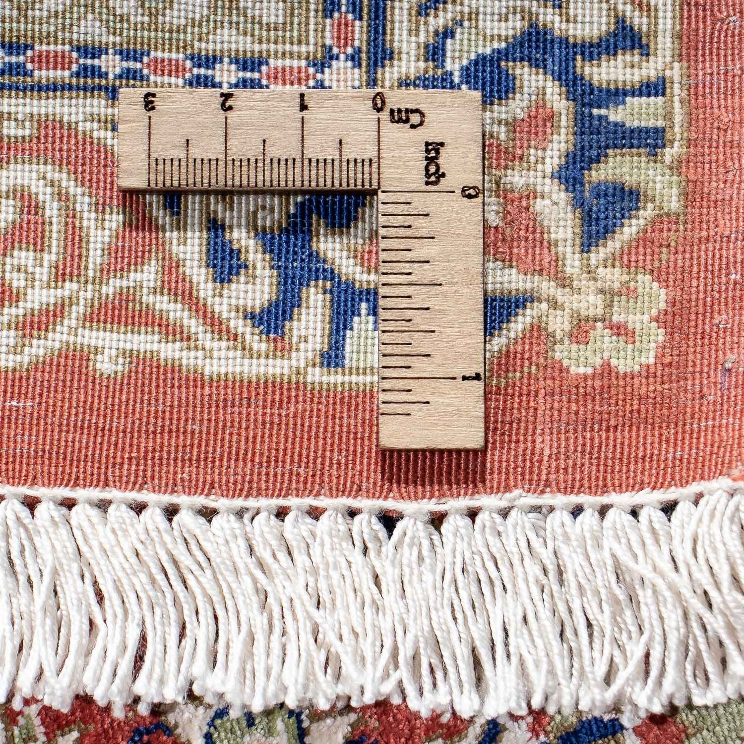 Tapis persan - Ghom - 86 x 60 cm - rouille