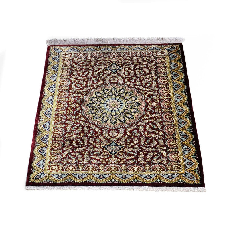 Tapis persan - Ghom - 78 x 57 cm - multicolore