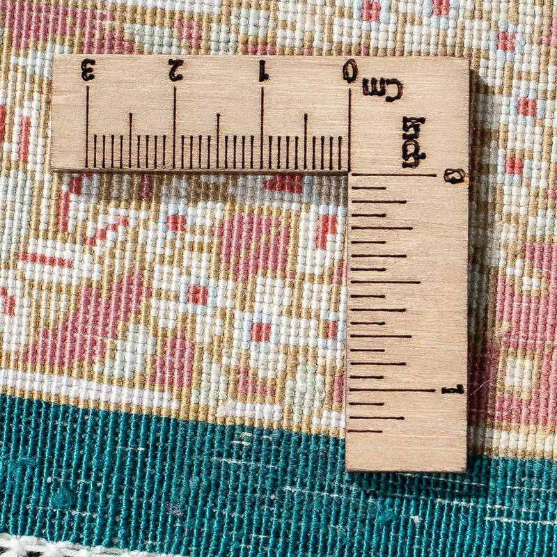Tapis persan - Ghom - 85 x 58 cm - bleu foncé