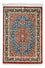 Tapis persan - Ghom - 81 x 55 cm - rouge foncé