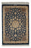 Tapis persan - Ghom - 84 x 55 cm - bleu foncé