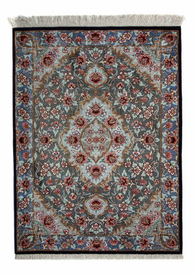 Tapis persan - Ghom - 77 x 56 cm - multicolore