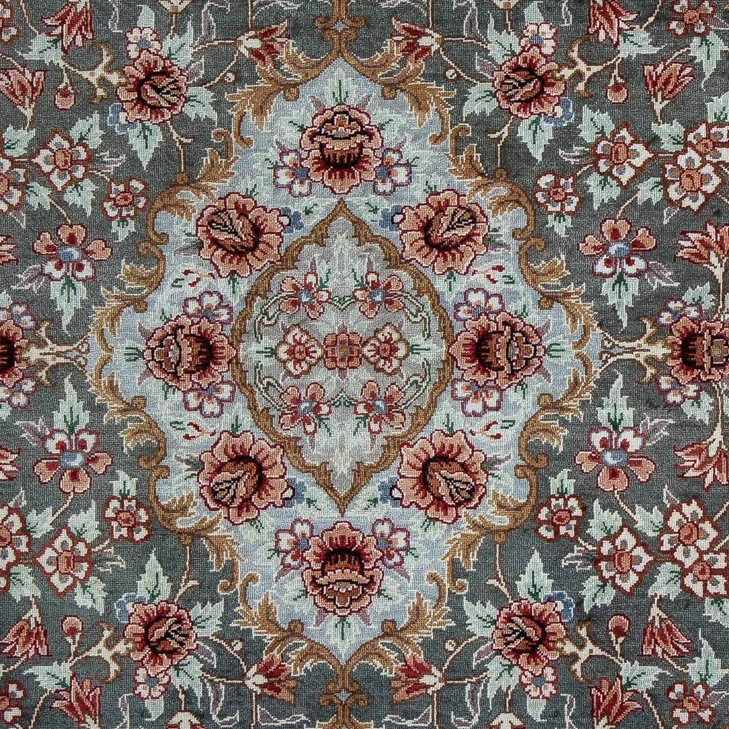 Tapis persan - Ghom - 77 x 56 cm - multicolore