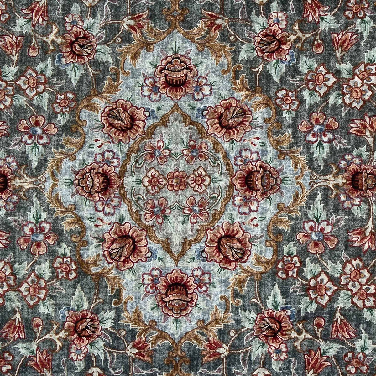 Tapis persan - Ghom - 77 x 56 cm - multicolore