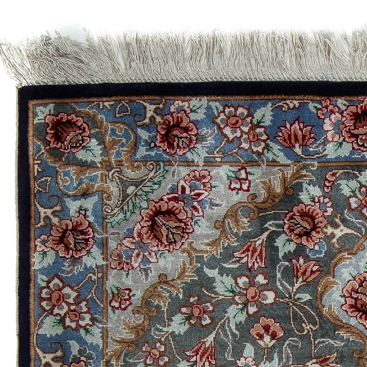 Tapis persan - Ghom - 77 x 56 cm - multicolore