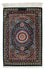 Tapis persan - Ghom - 93 x 60 cm - bleu foncé