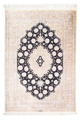 Tapis persan - Ghom - 113 x 77 cm - beige