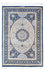 Tapis persan - Ghom - 111 x 73 cm - bleu