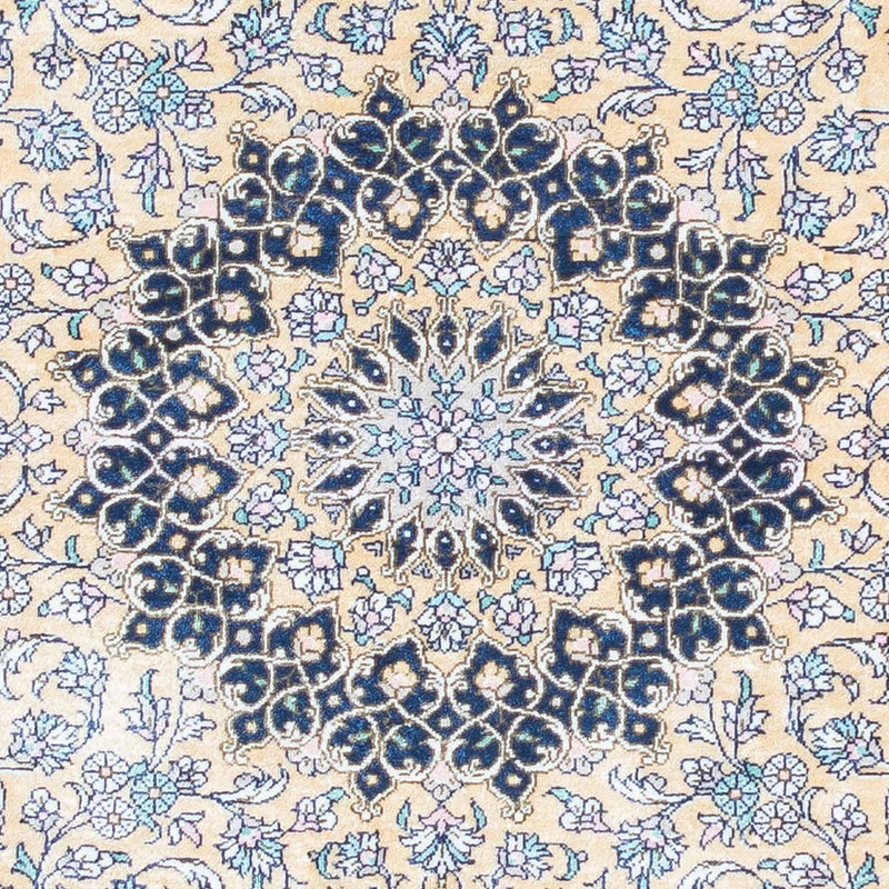 Tapis persan - Ghom - 111 x 73 cm - bleu