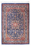 Tapis persan - Ghom - 117 x 78 cm - bleu foncé
