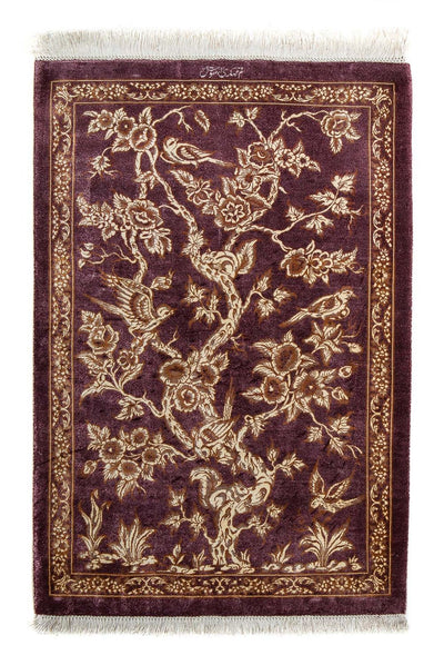 Tapis de Qom Tapis 59x87cm - Tapis persan