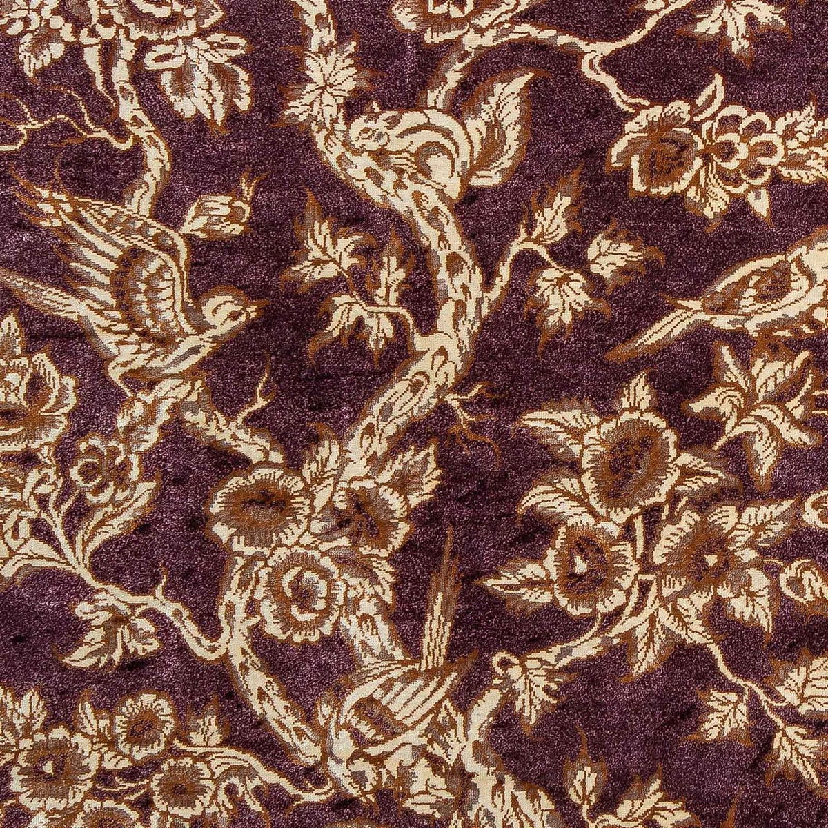 Tapis persan - Ghom - 87 x 59 cm - violet