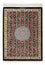 Tapis persan - Ghom - 78 x 57 cm - bleu foncé