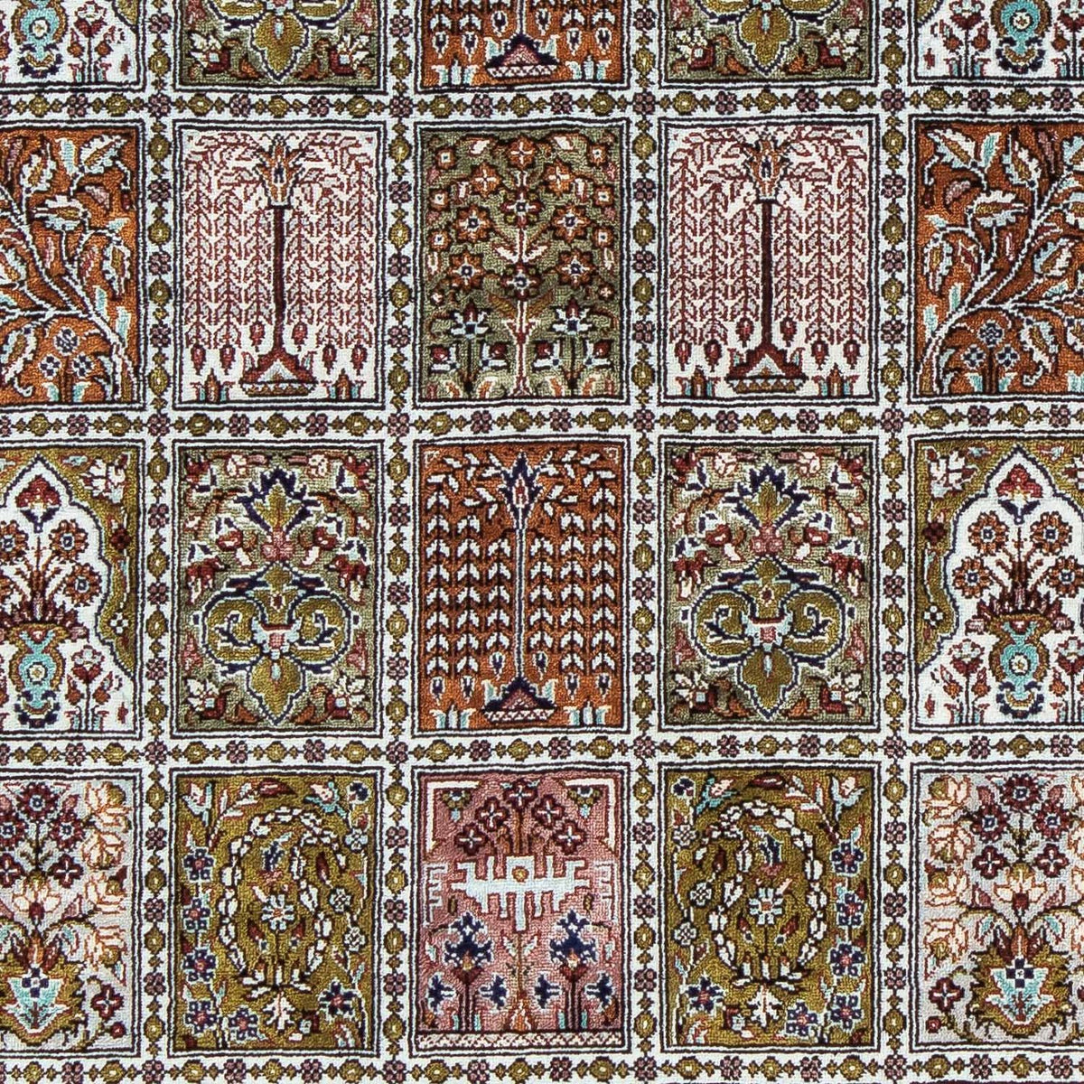 Tapis persan - Ghom - 92 x 59 cm - multicolore
