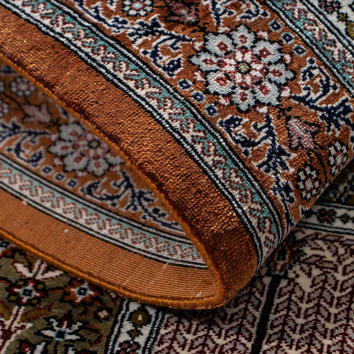 Tapis persan - Ghom - 92 x 59 cm - multicolore